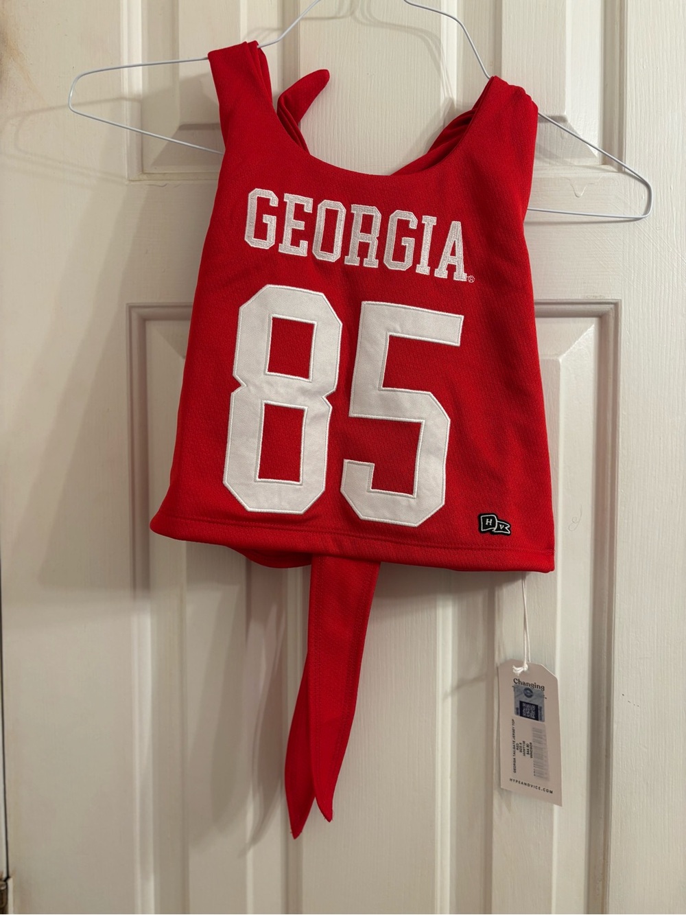 Georgia 85 Red Tie-Back Tank Top